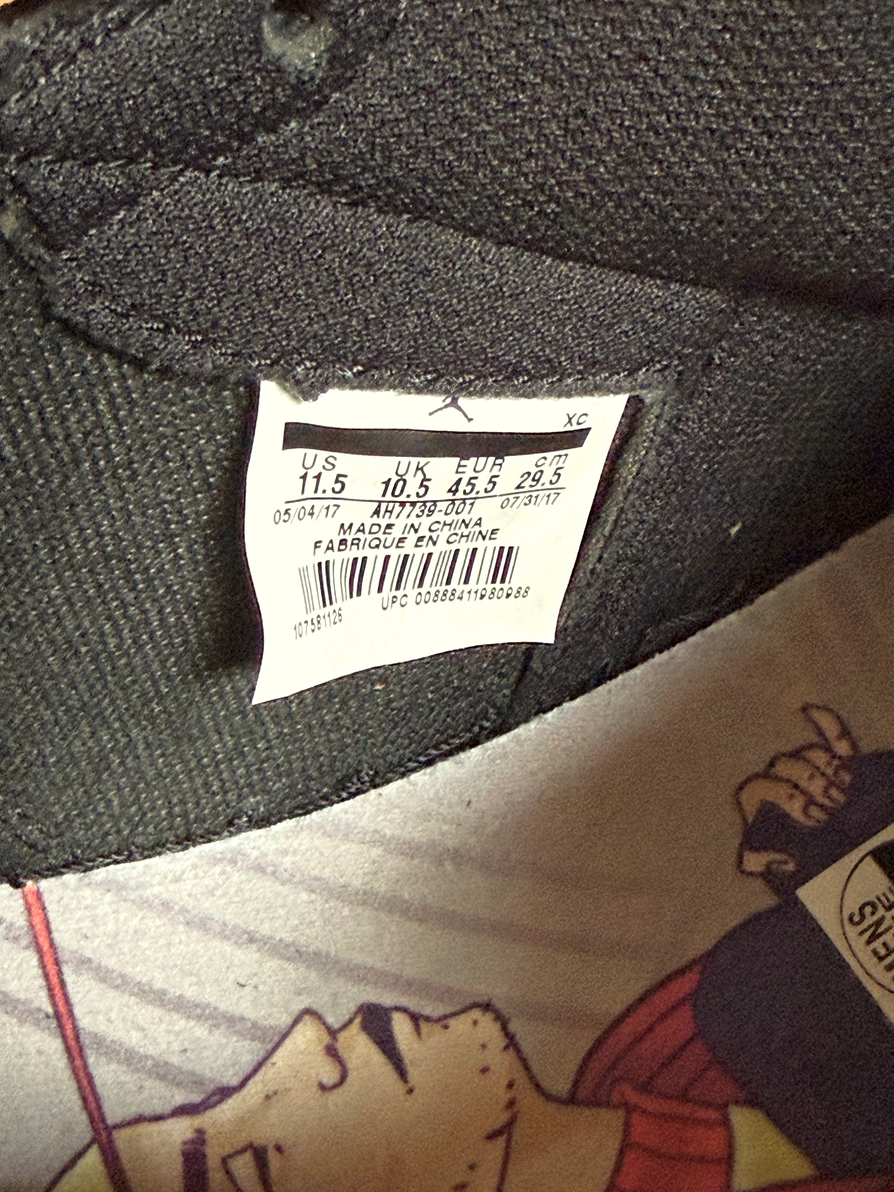 Jordan 1 Retro High Los Primeros Size 11.5