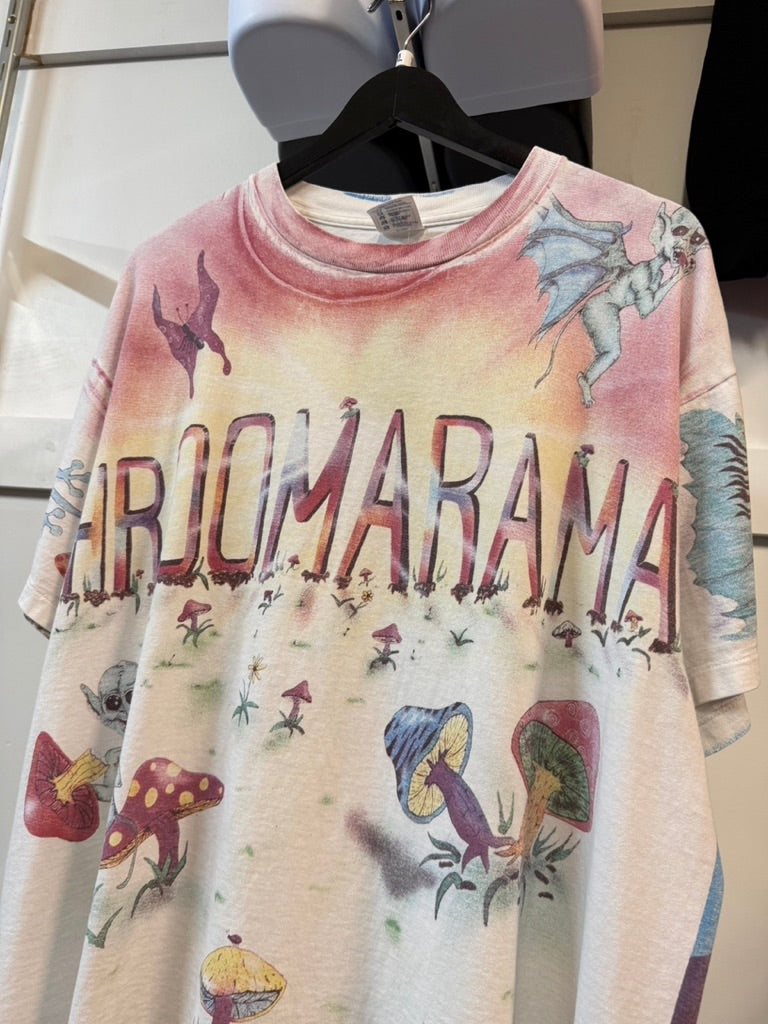 90s Shroomarama All Over Print Tee Size XL