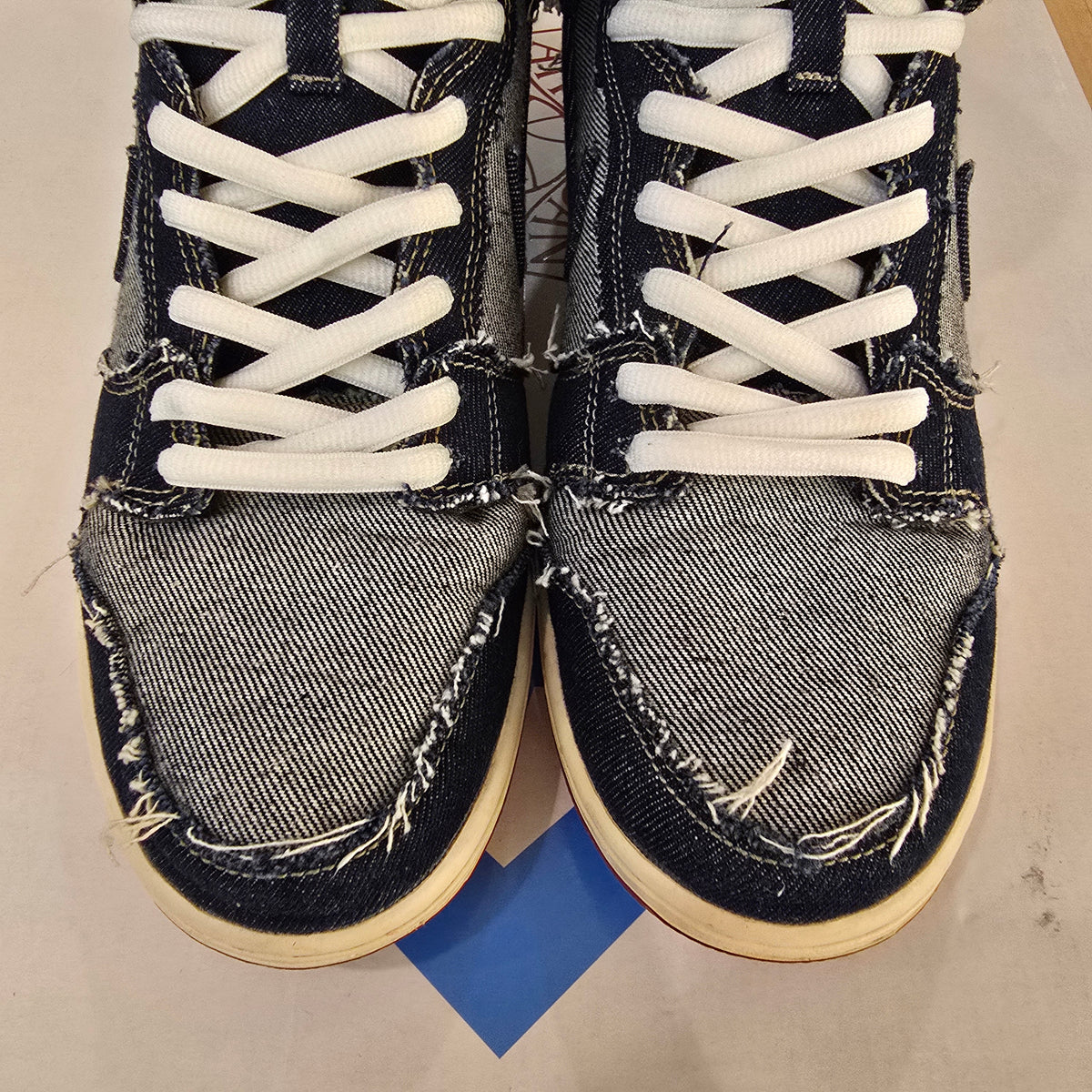 Nike SB Dunk High Reese Forbes Denim SZ 10.5 USED