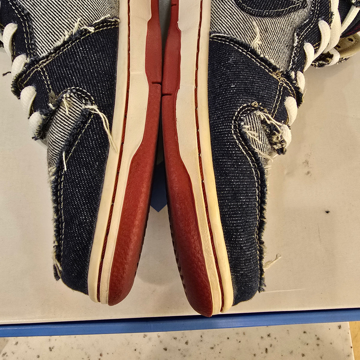 Nike SB Dunk High Reese Forbes Denim SZ 10.5 USED