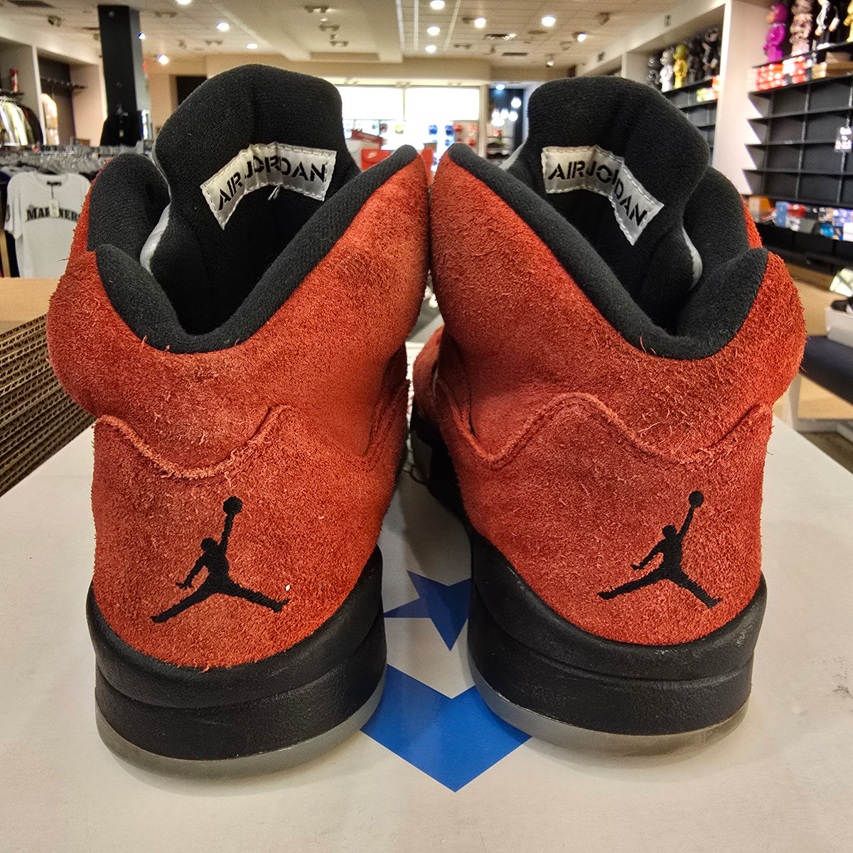 Jordan 5 Retro Raging Bull Red (2021) SZ 9 USED REP BOX