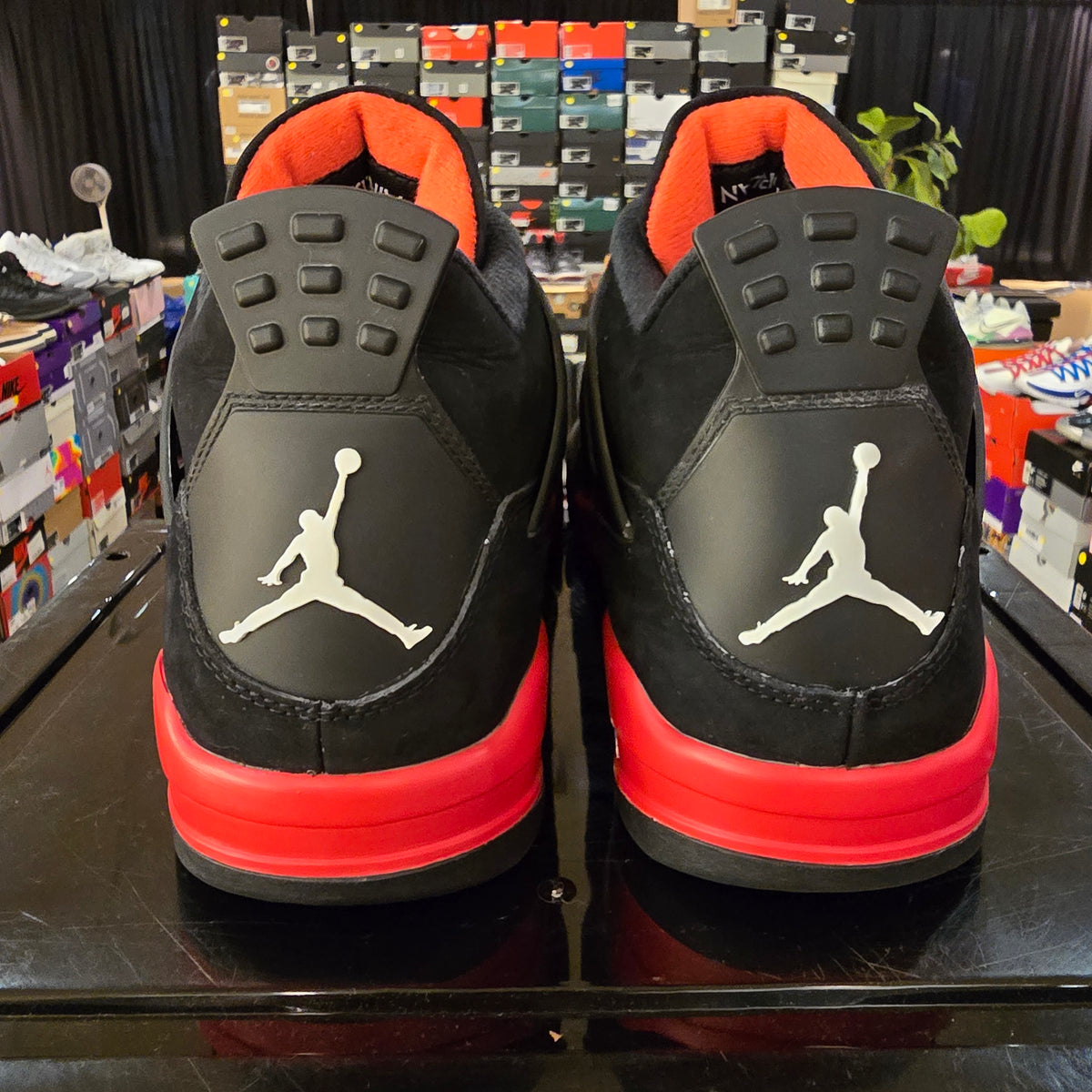 Jordan 4 Retro Red Thunder SZ 10.5 USED REP BOX