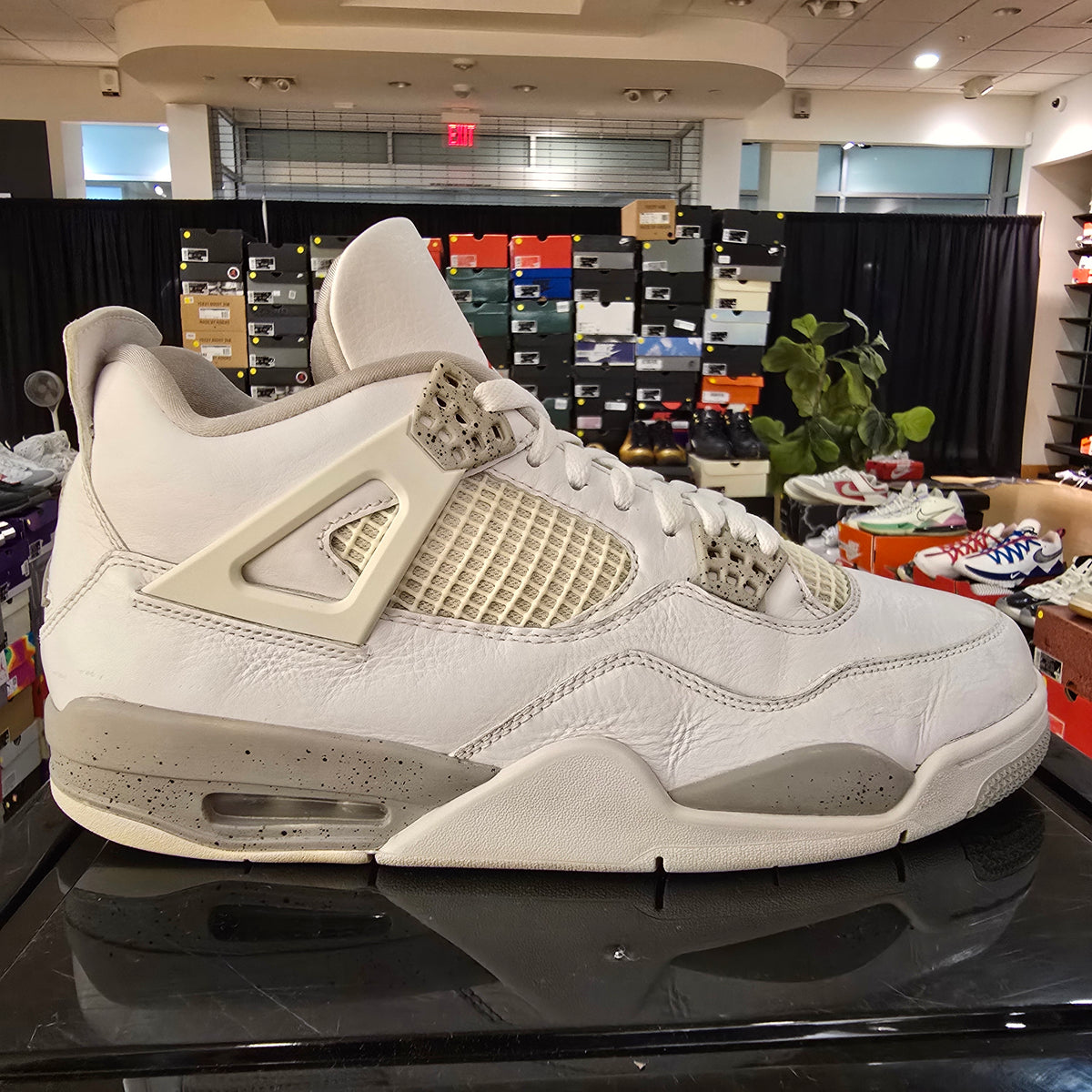 Jordan 4 Retro White Oreo (2021) SZ 11 USED REP BOX