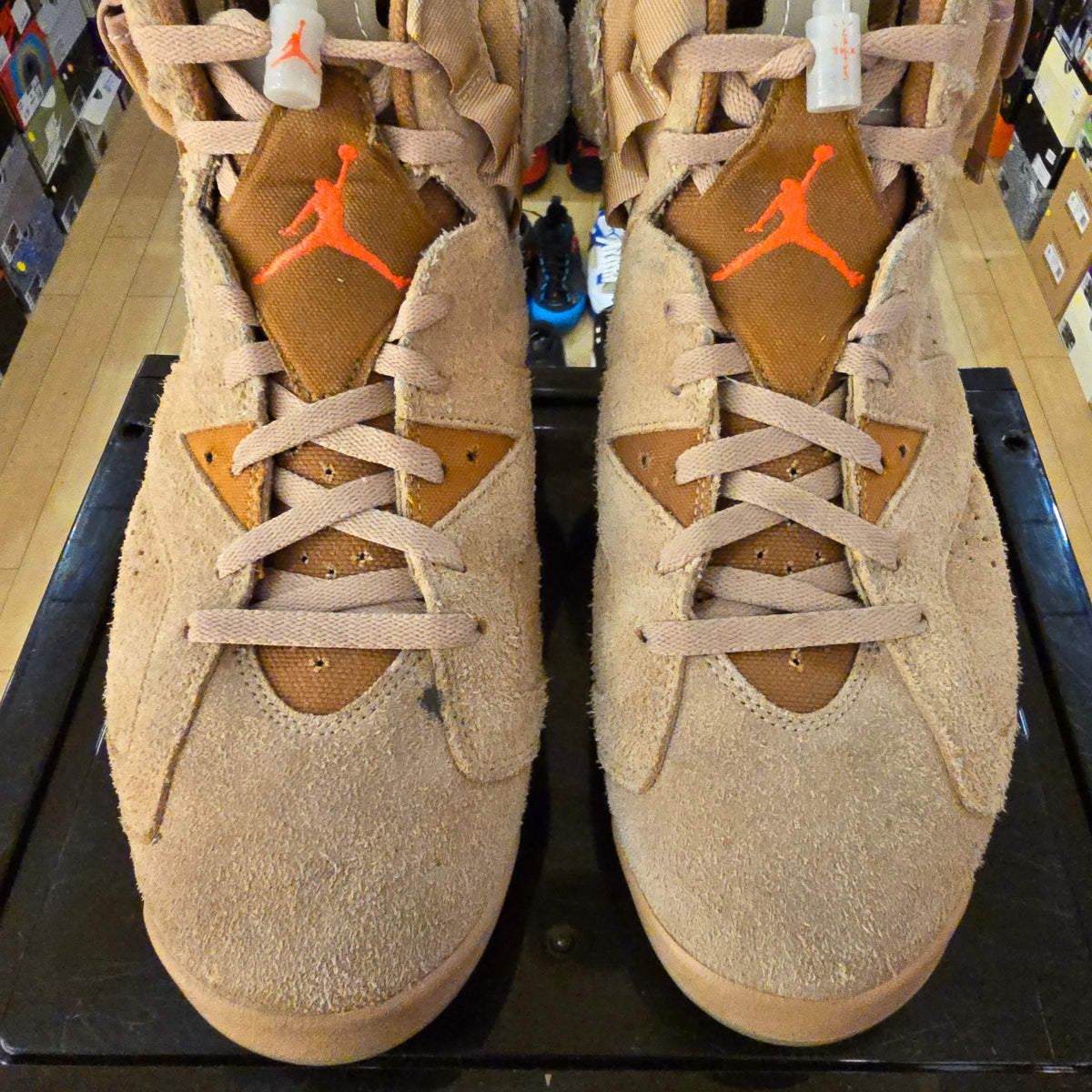 Jordan 6 Retro Travis Scott Cactus Jack Khaki SZ 13 USED NO BOX (Has Dustbag)