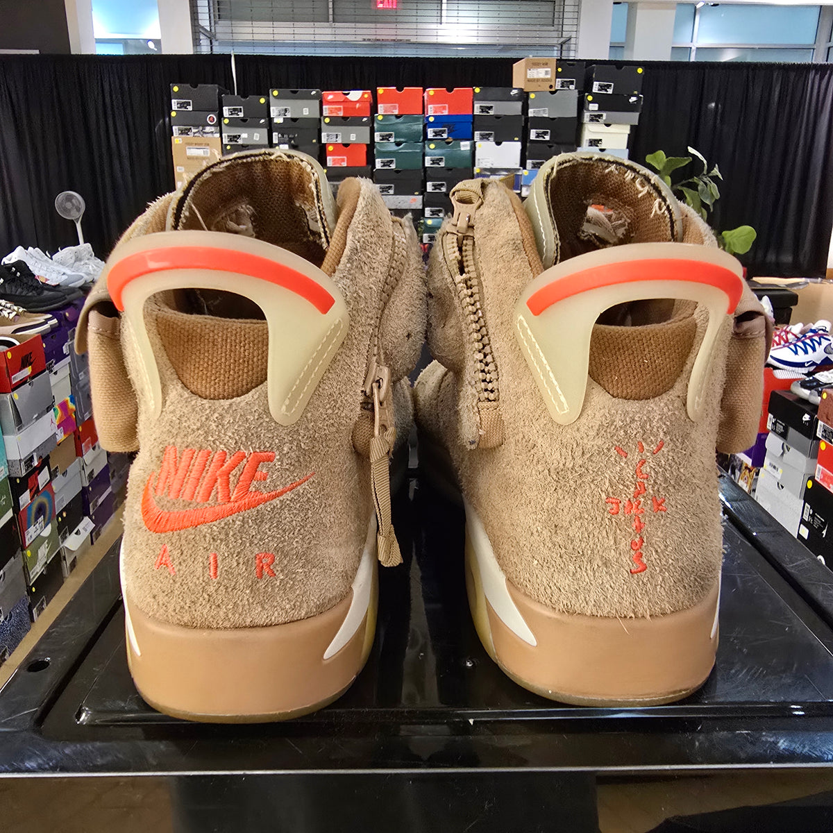 Jordan 6 Retro Travis Scott Cactus Jack Khaki SZ 13 USED NO BOX (Has Dustbag)