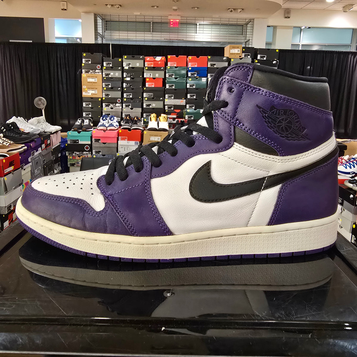 Jordan 1 Retro High OG Court Purple White SZ 12 USED