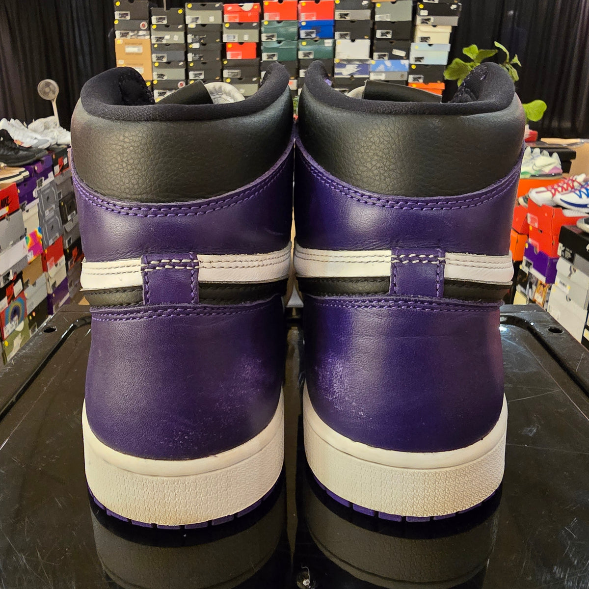 Jordan 1 Retro High OG Court Purple White SZ 12 USED