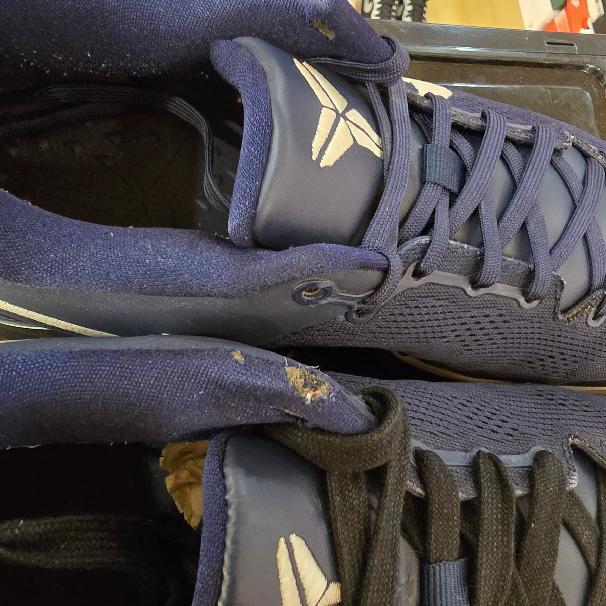 Nike Kobe 8 Protro College Navy SZ 12 USED MISMATCHED LACES