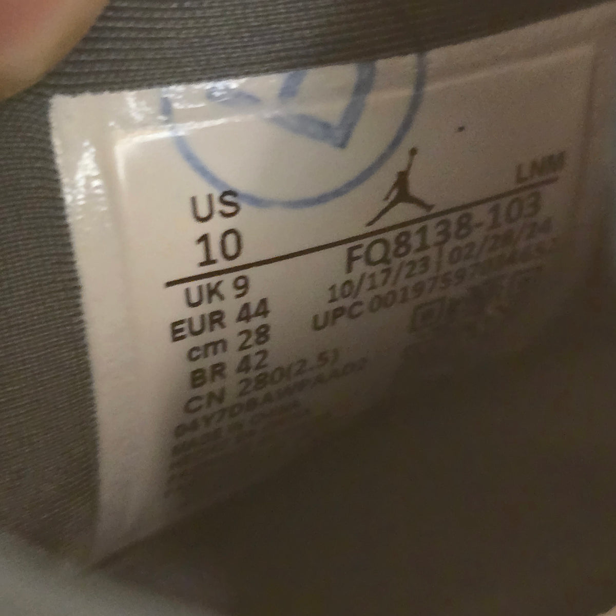 Jordan 4 Retro Oxidized Green SZ 10 USED NO BOX
