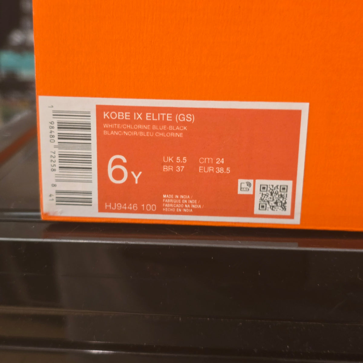 Nike Kobe 9 Elite Protro What The (2025) (GS) SZ 6Y MISSING LID