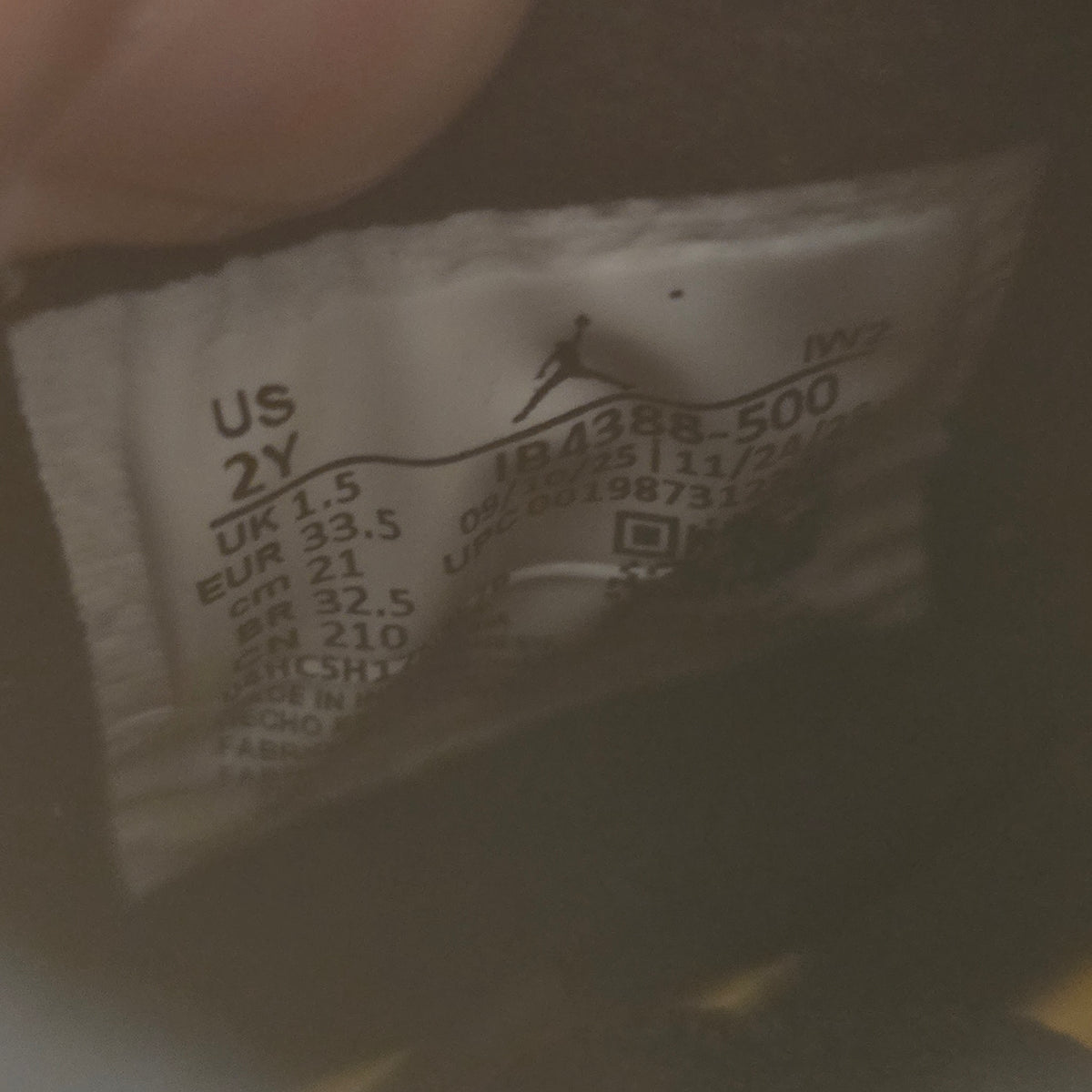 Jordan 4 Retro Lakers (PS) SZ 2Y MISSING LID