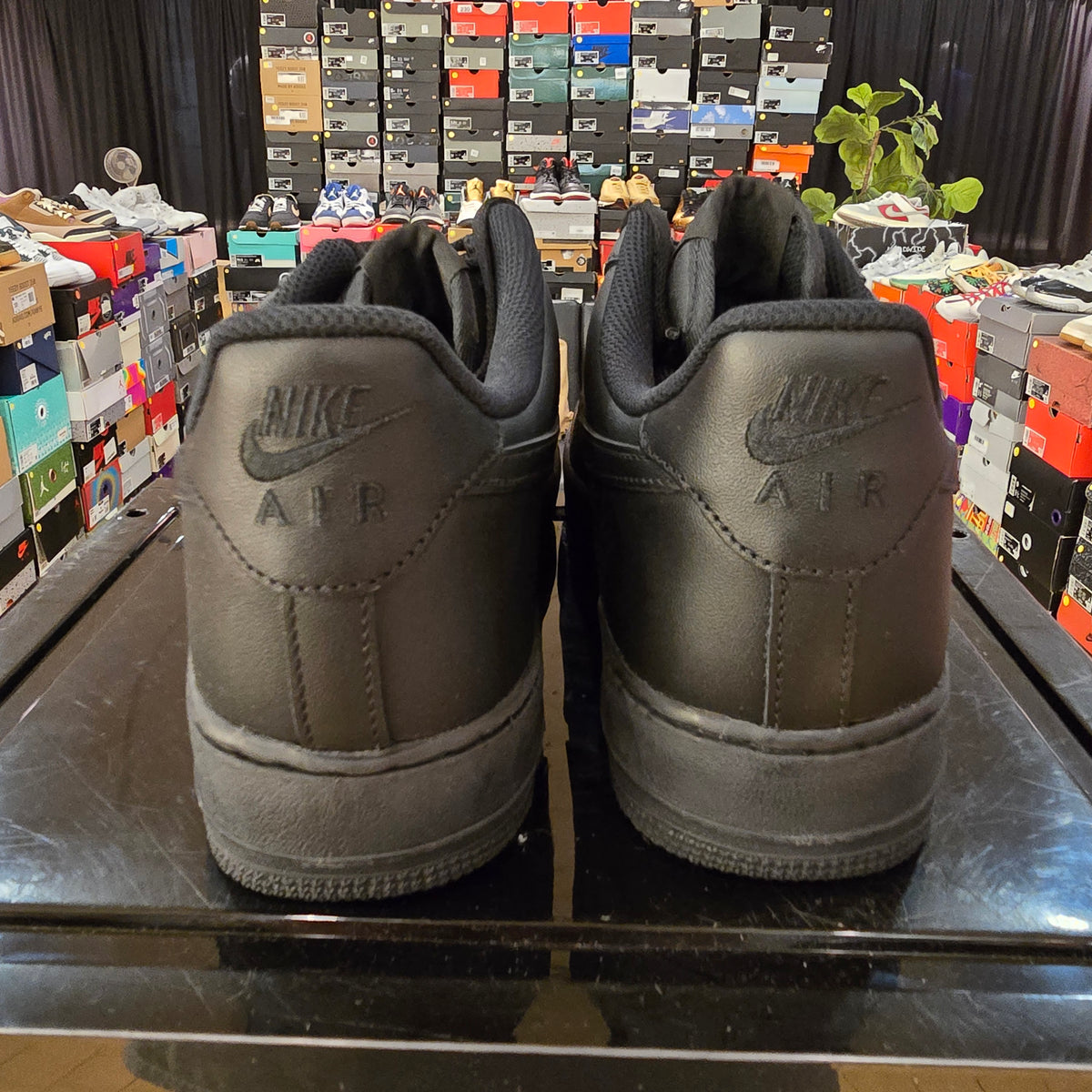 Nike Air Force 1 Low '07 Black SZ 10 MISSING LID