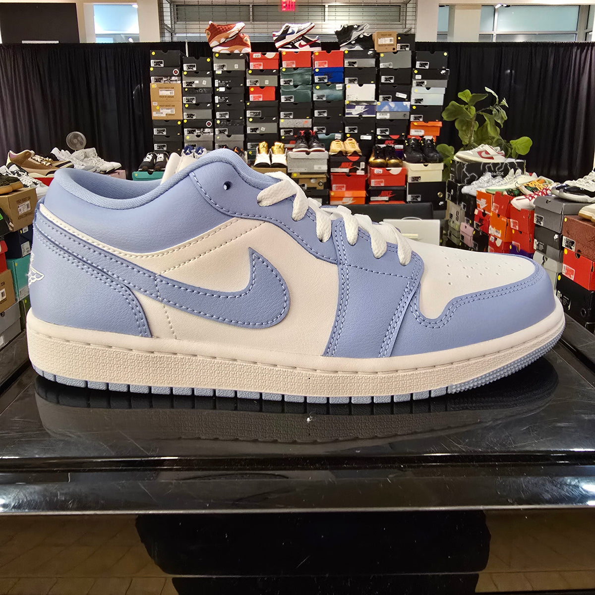Jordan 1 Low White Aluminum (Women's) SZ 10/8.5M MISSING LID