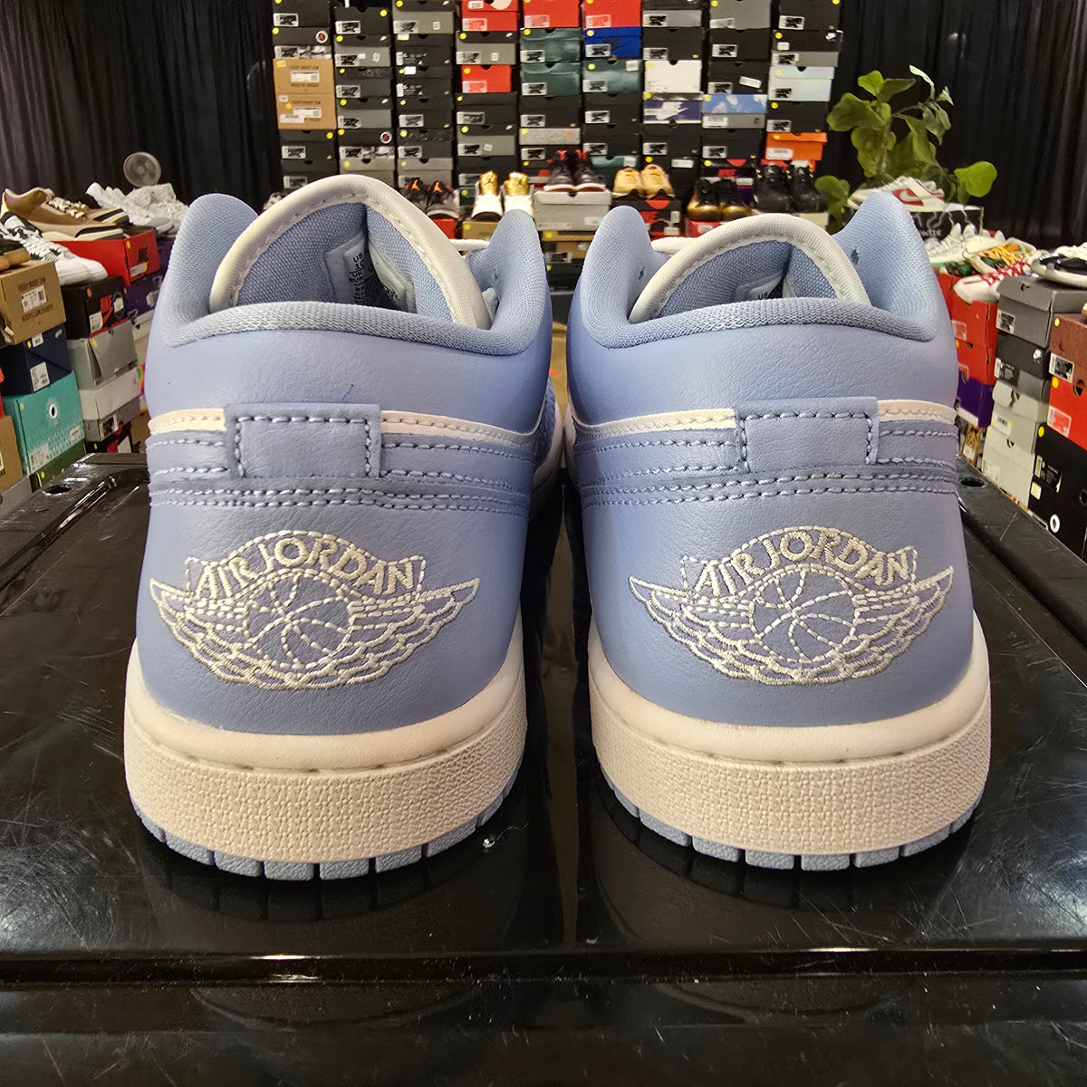 Jordan 1 Low White Aluminum (Women's) SZ 10/8.5M MISSING LID