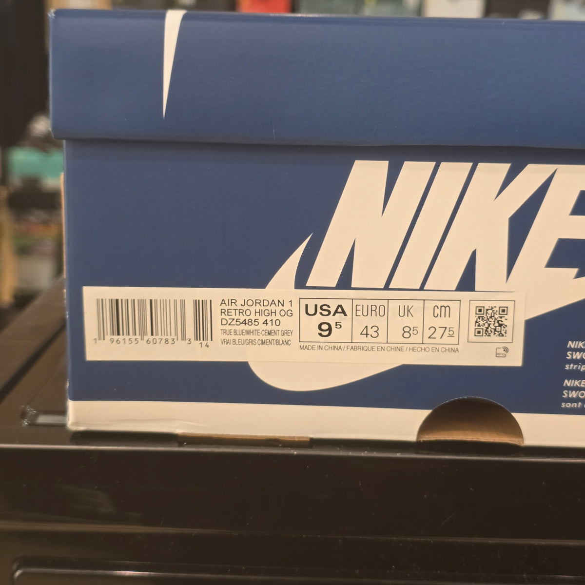 Jordan 1 Retro High OG True Blue SZ 9.5