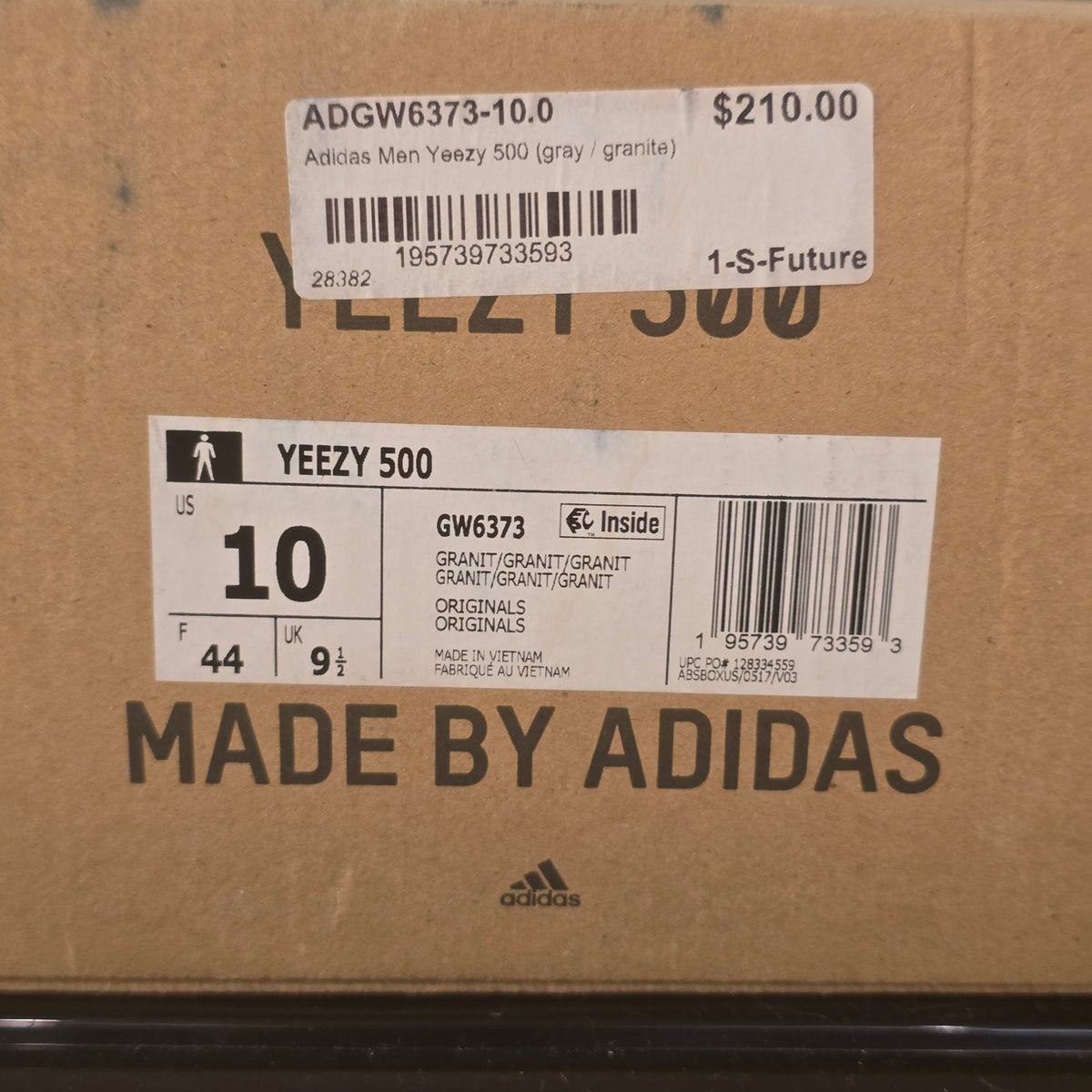 Adidas Yeezy 500 Granite SZ 10 USED