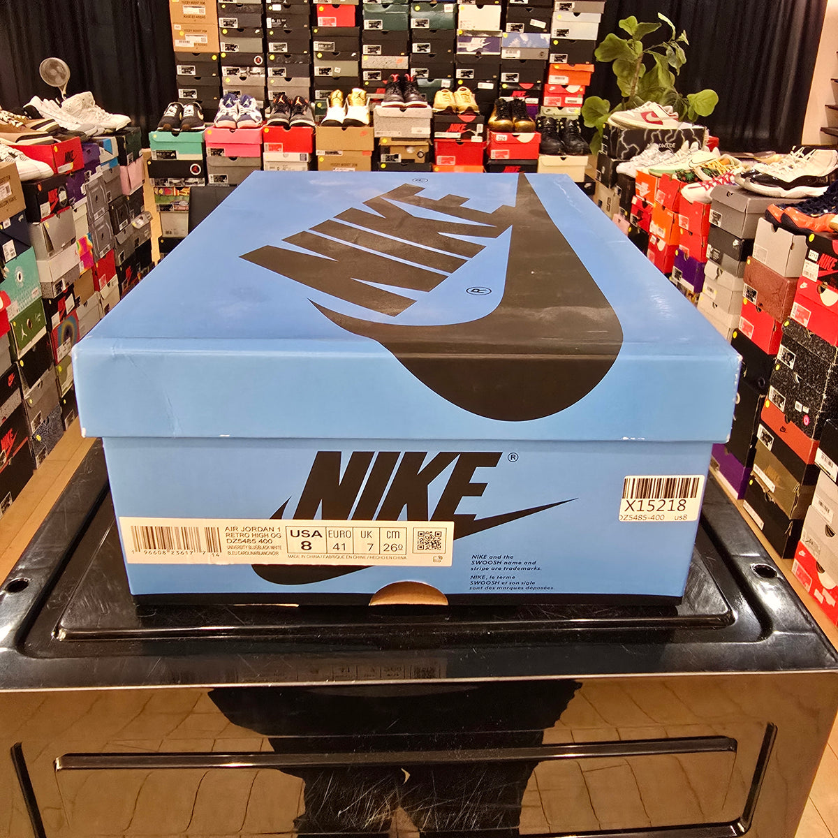 Jordan 1 Retro High OG UNC Toe SZ 8 USED