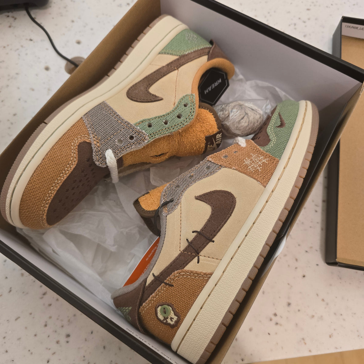 Jordan 1 Retro Low OG Zion Williamson Voodoo SZ 5