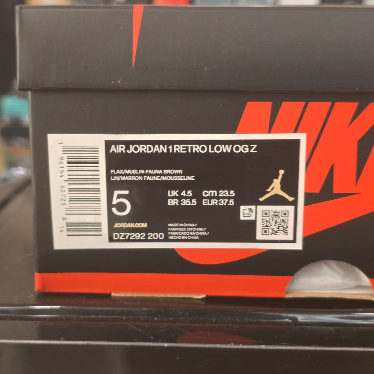 Jordan 1 Retro Low OG Zion Williamson Voodoo SZ 5