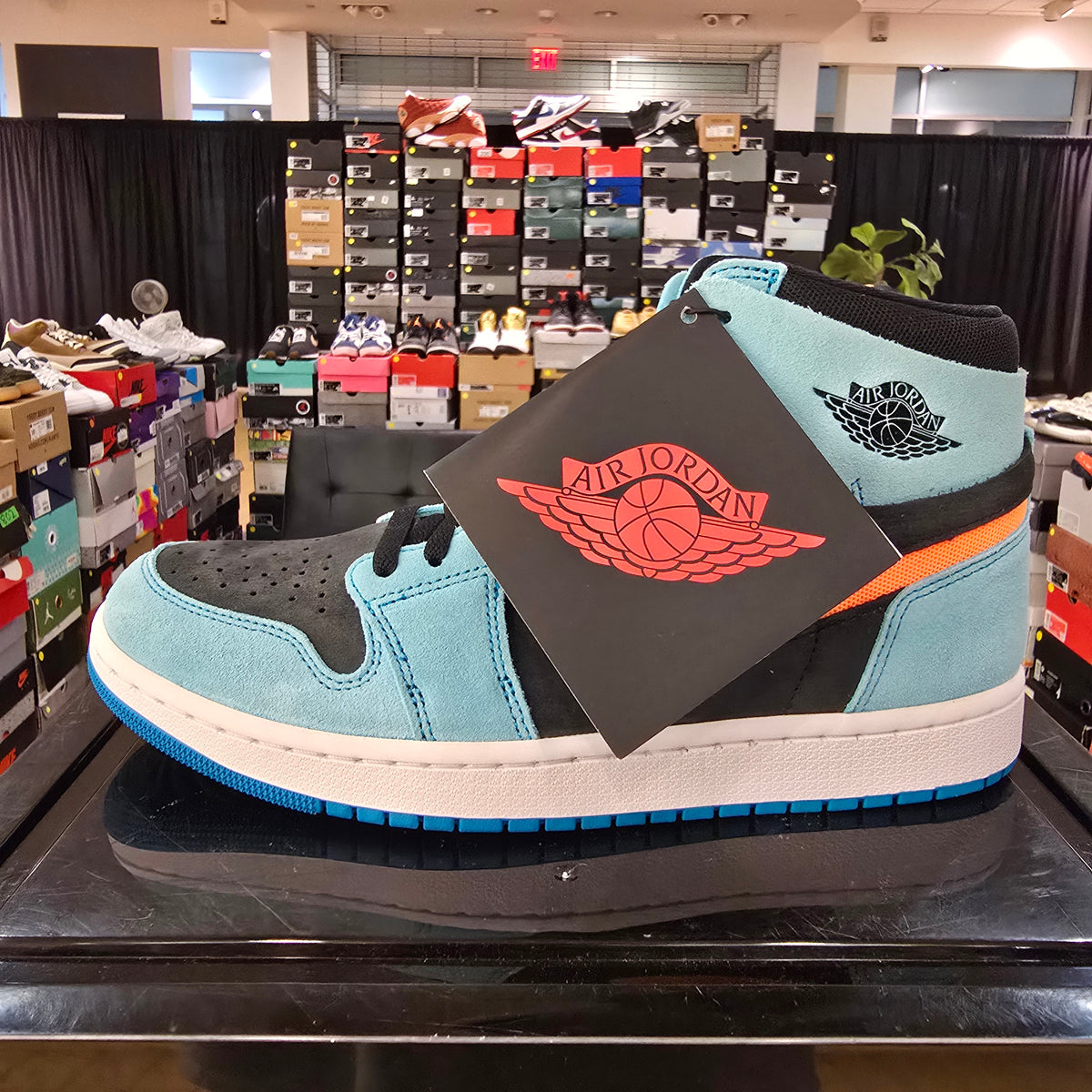Jordan 1 Zoom CMFT 2 Bleached Aqua Bright Citrus SZ 10