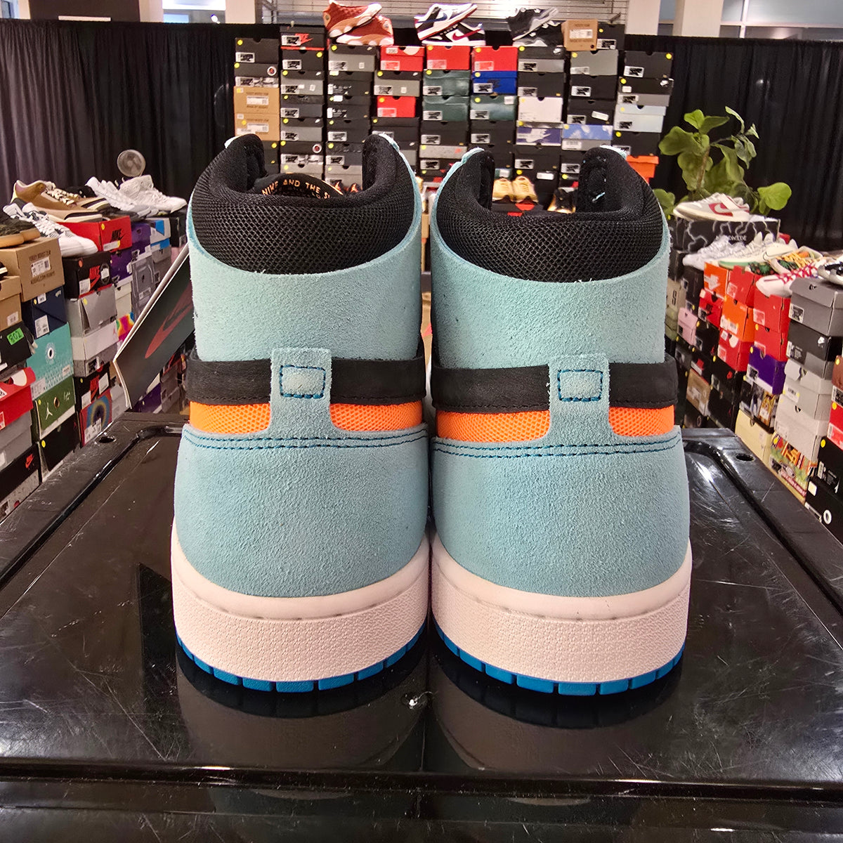 Jordan 1 Zoom CMFT 2 Bleached Aqua Bright Citrus SZ 10