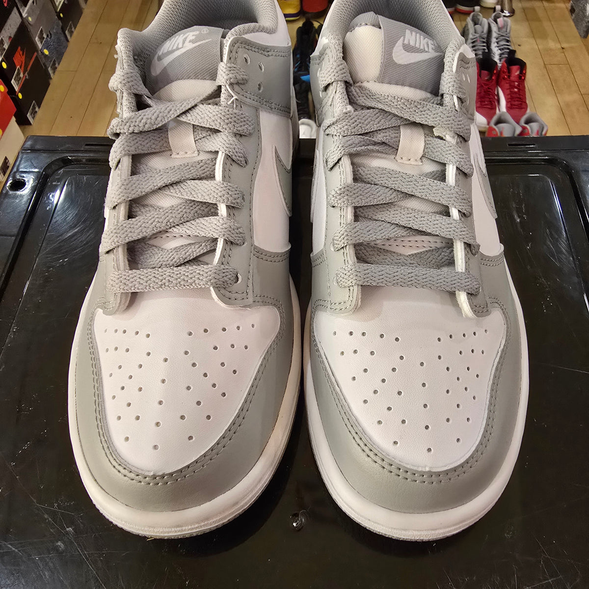 Nike Dunk Low Light Smoke Grey GS SZ 5.5Y MISSING LID