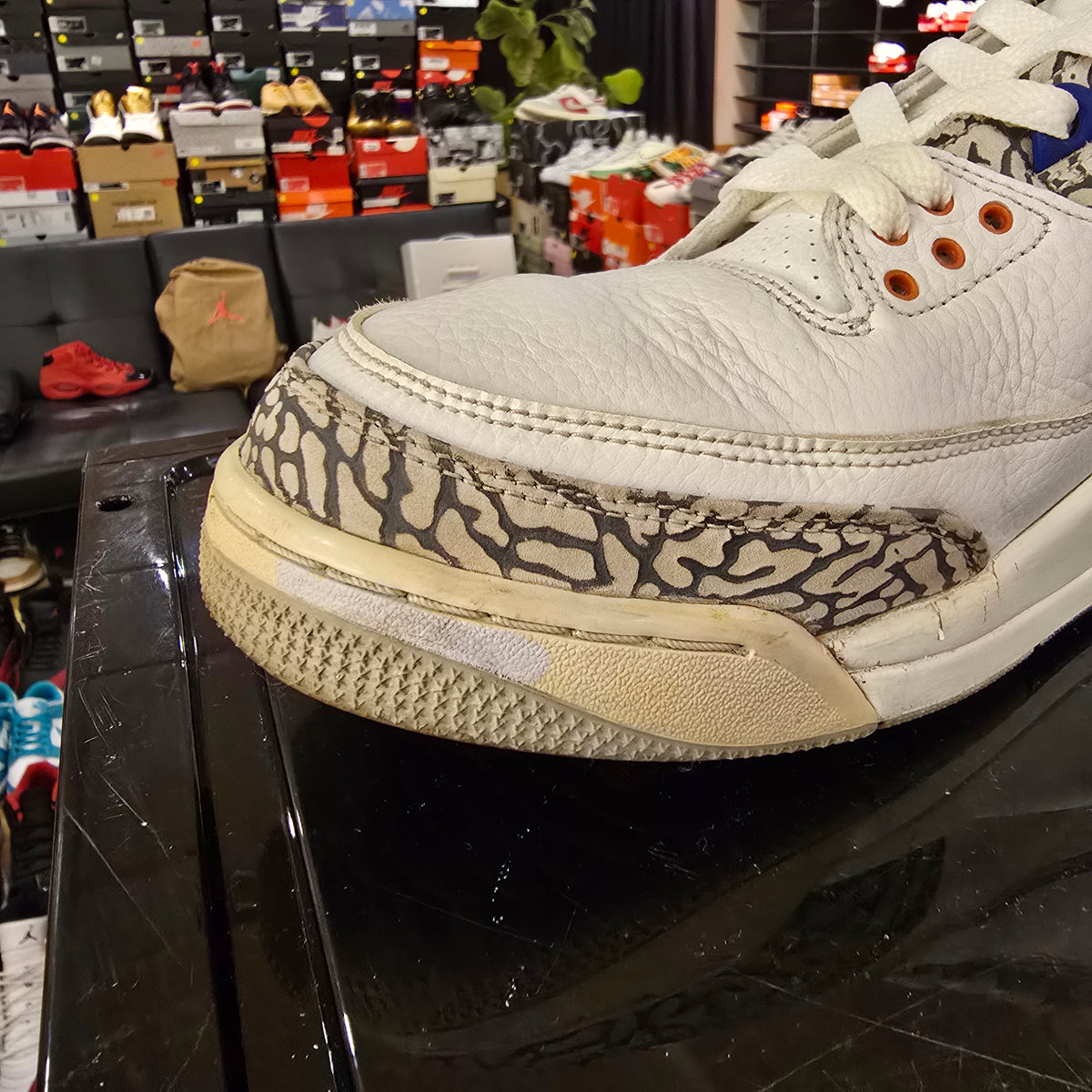 Jordan 3 Retro Knicks SZ 12 USED REP BOX