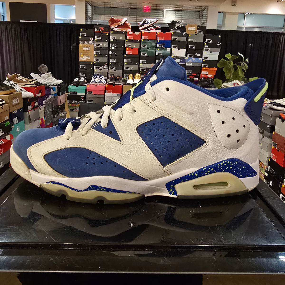 Jordan 6 Retro Low Ghost Green SZ 11 USED NO BOX