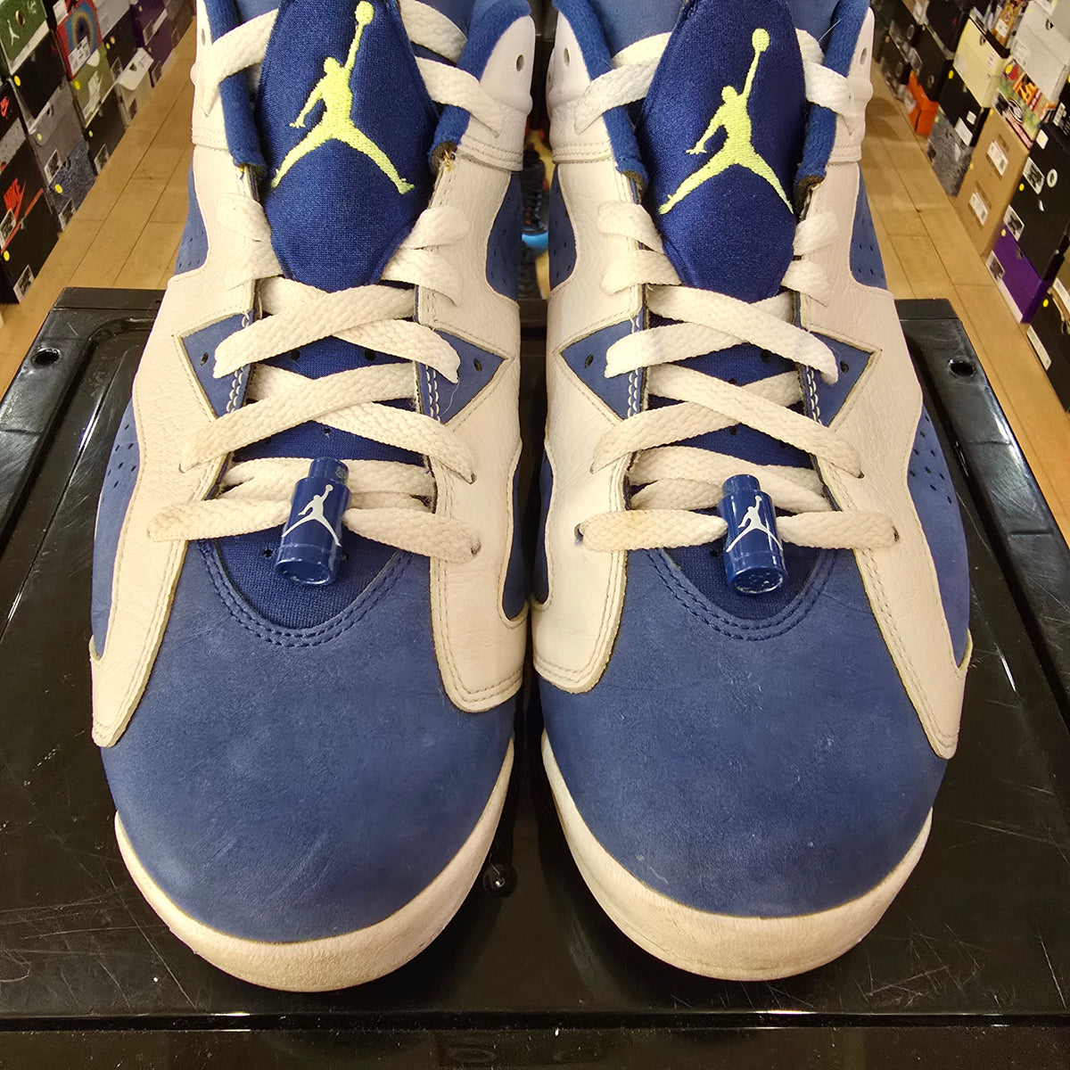 Jordan 6 Retro Low Ghost Green SZ 11 USED NO BOX