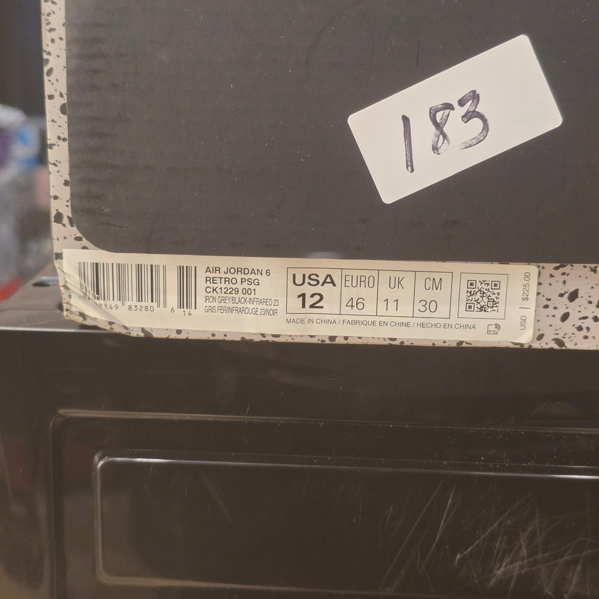 Jordan 6 Retro PSG Paris Saint-Germain SZ 12