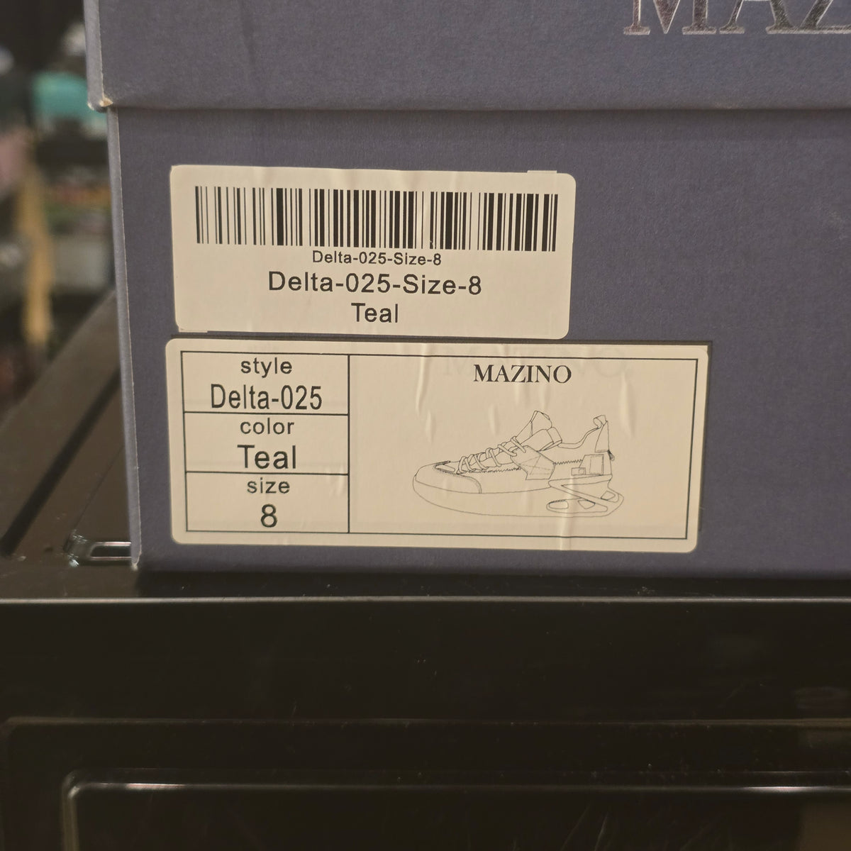 Mazino Delta 25 Teal SZ 8
