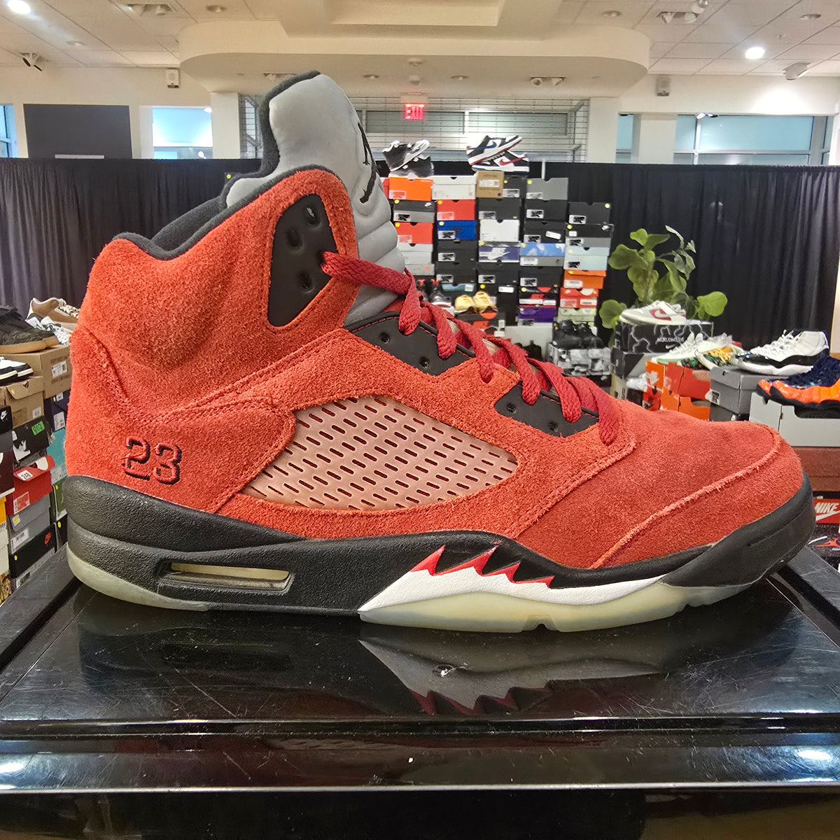 Jordan 5 Retro Raging Bull SZ 12 USED NO BOX