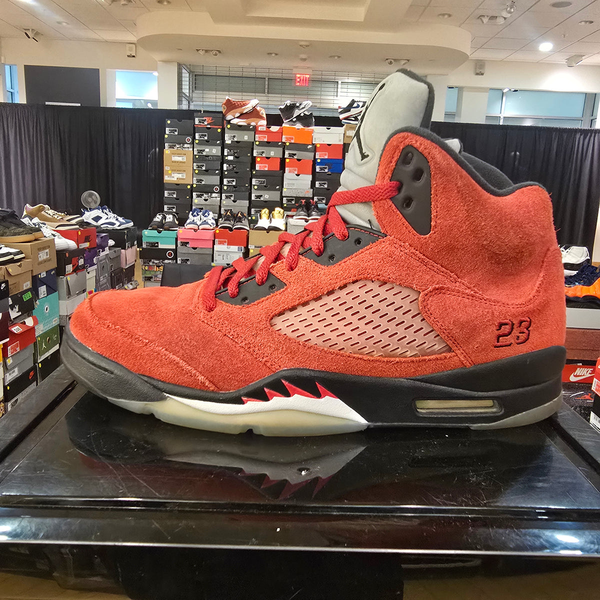 Jordan 5 Retro Raging Bull SZ 12 USED NO BOX