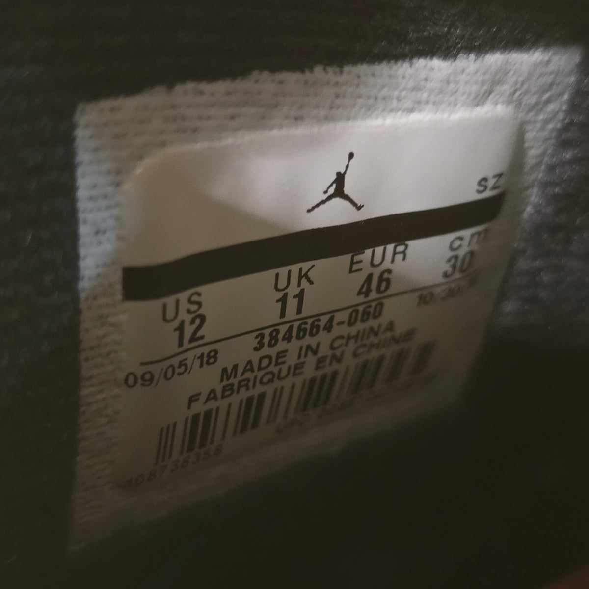 Jordan 6 Retro Infrared (2019) SZ 12 USED NO BOX