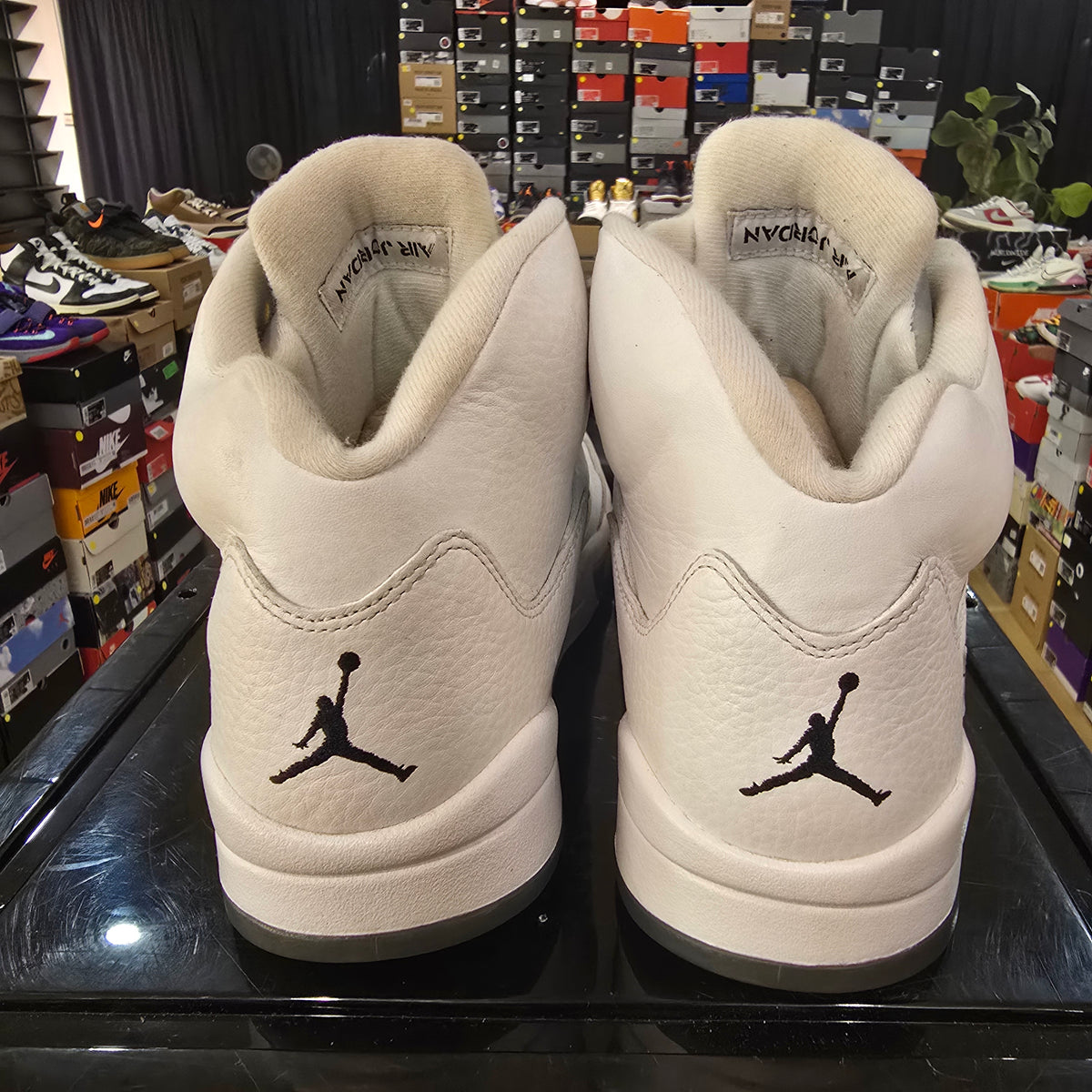 Jordan 5 Retro White Metallic (2015) SZ 11.5 USED AGE DEFECTS