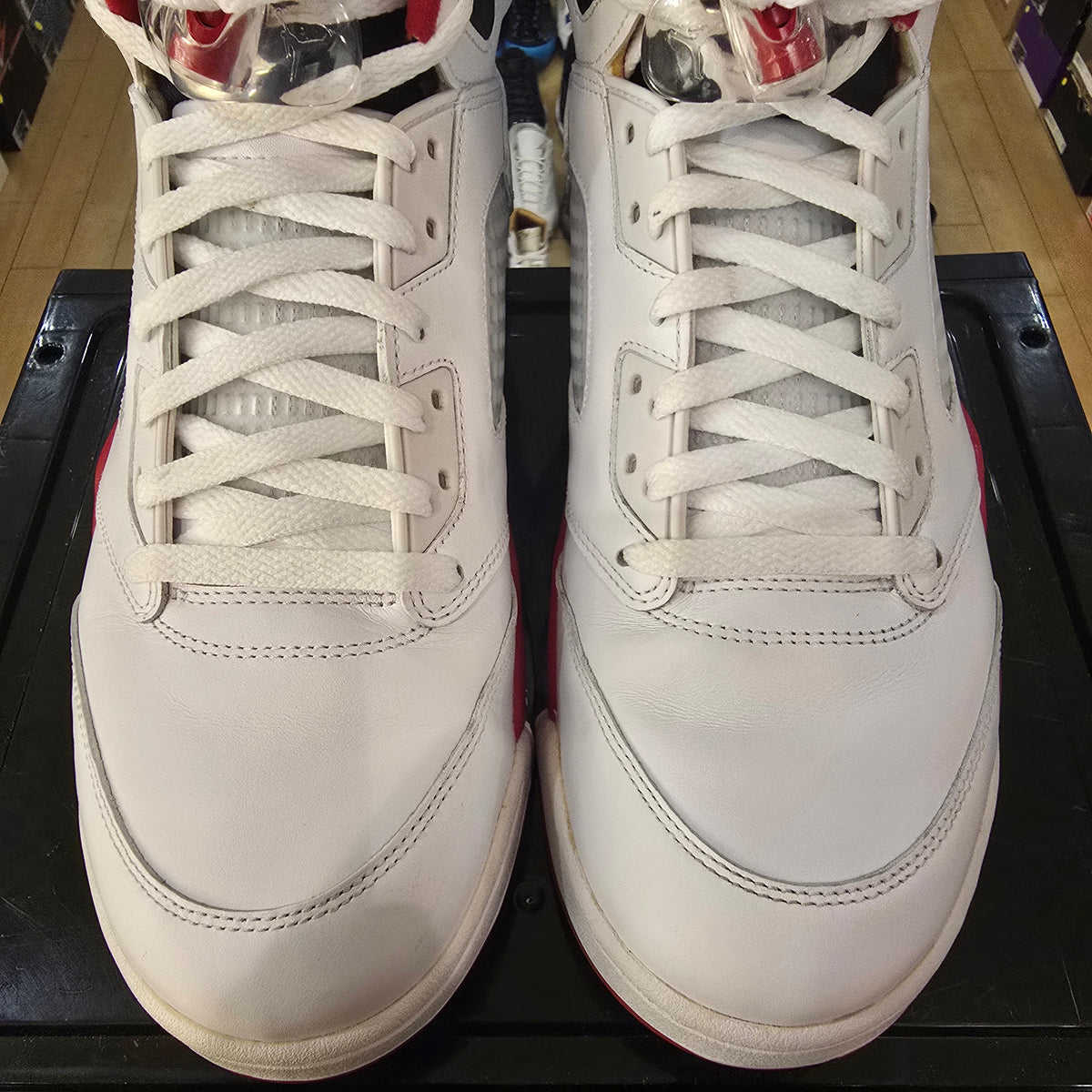 Jordan 5 Retro Fire Red Black Tongue (2013) SZ 11.5 USED