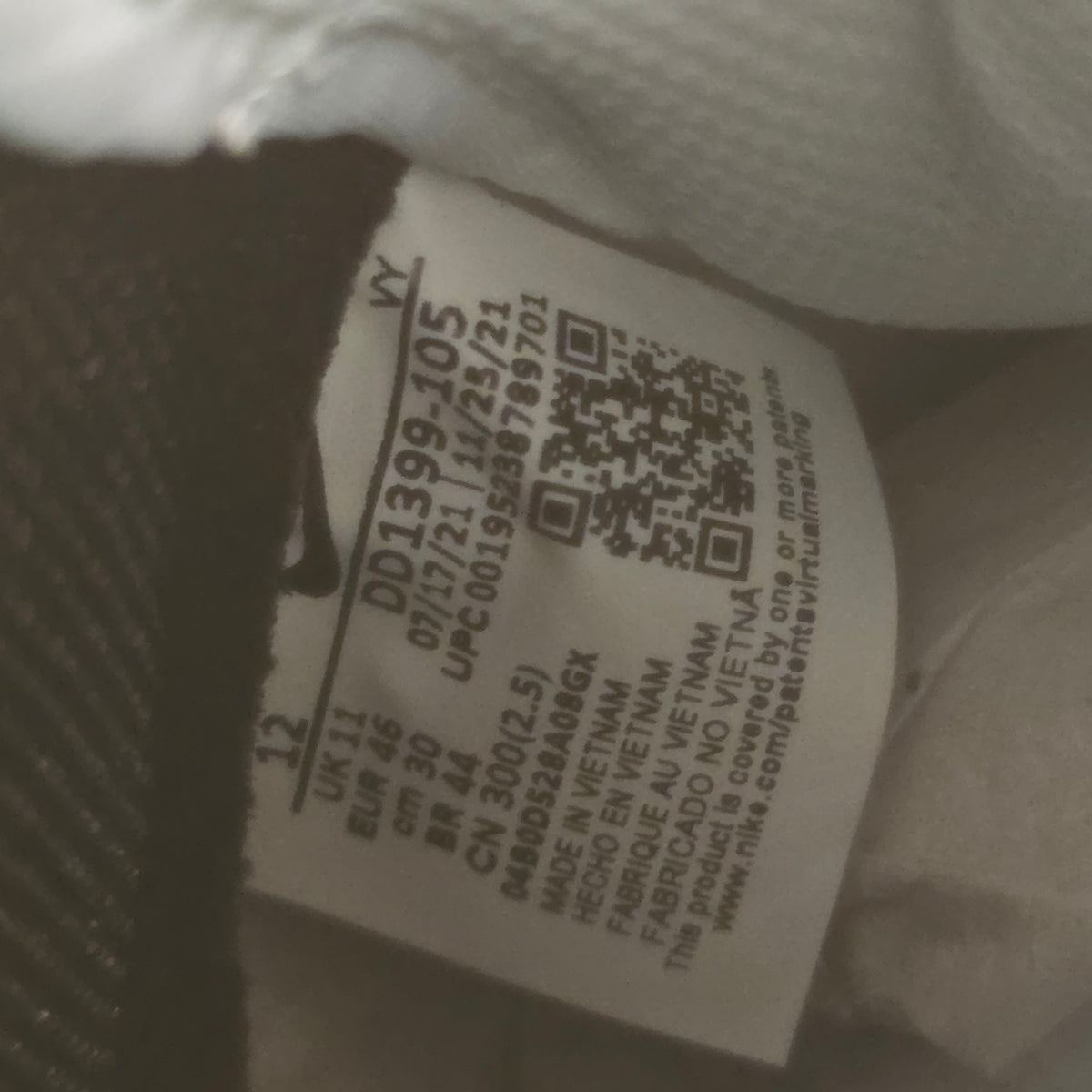 Nike Dunk High Panda Black White (2021/2024) SZ 12