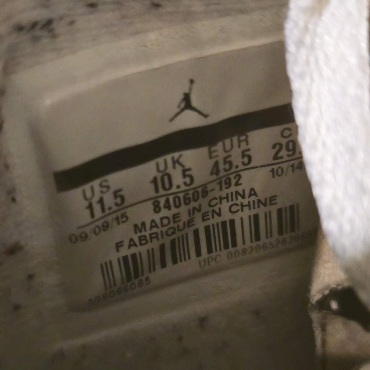 Jordan 4 Retro White Cement (2016) SZ 11.5 USED