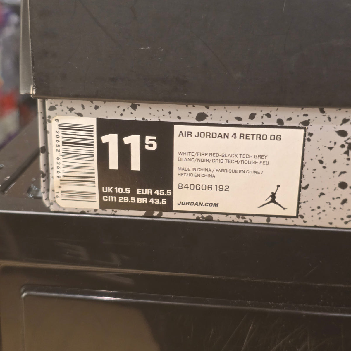 Jordan 4 Retro White Cement (2016) SZ 11.5 USED