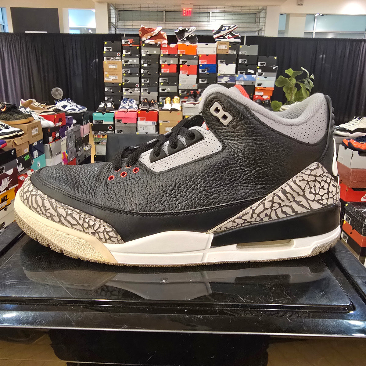 Jordan 3 Retro Black Cement (2018) SZ 12 USED