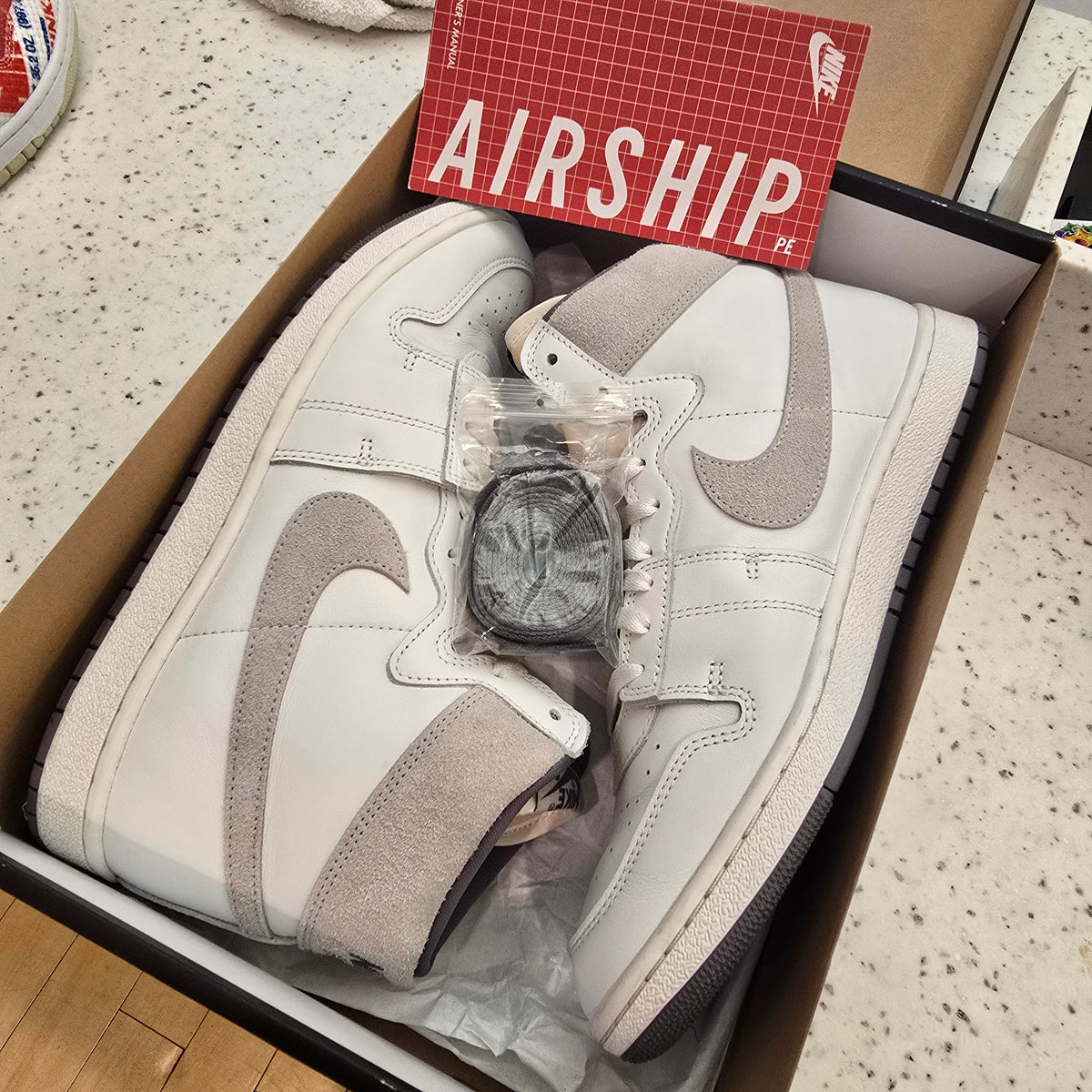 Nike Air Ship PE SP Tech Grey SZ 12 USED