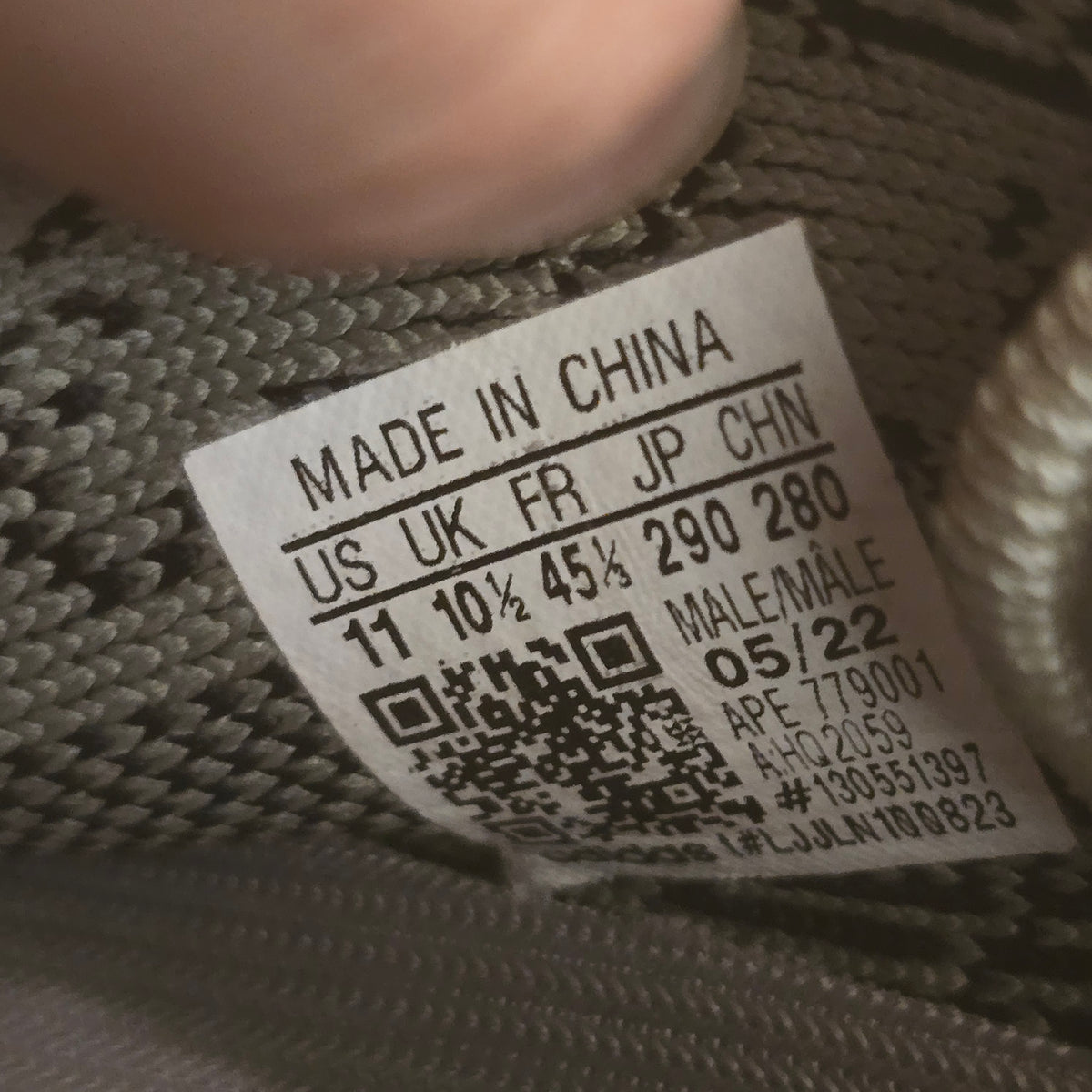 Adidas Yeezy Boost 350 V2 Slate SZ 11 USED NO BOX