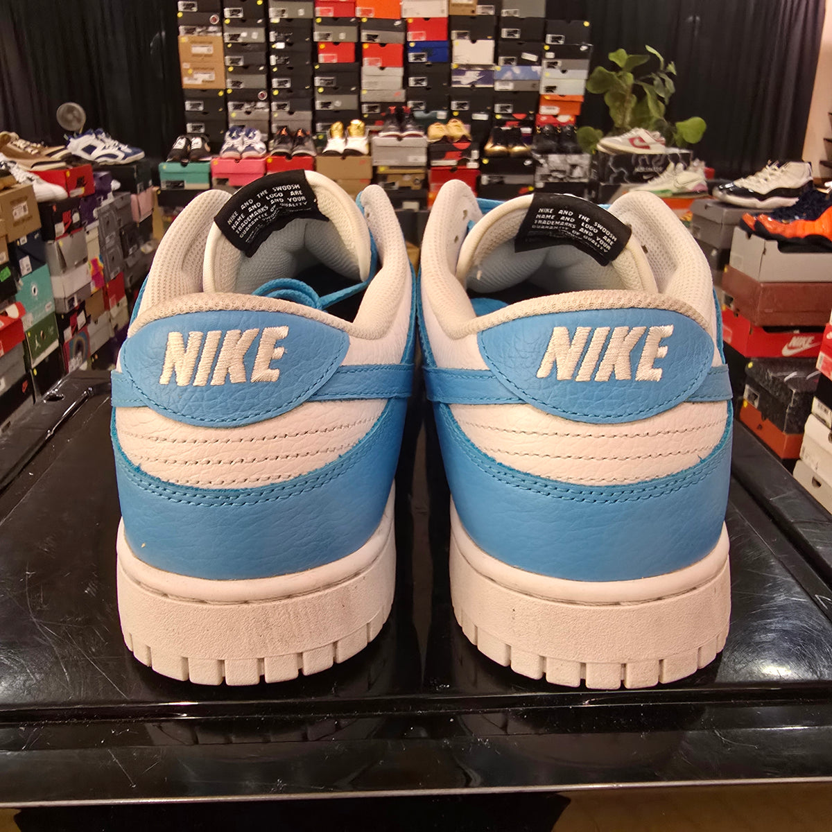 Nike Dunk Low ID By You Foxtrot UNC SZ 11.5 USED MISSING LID