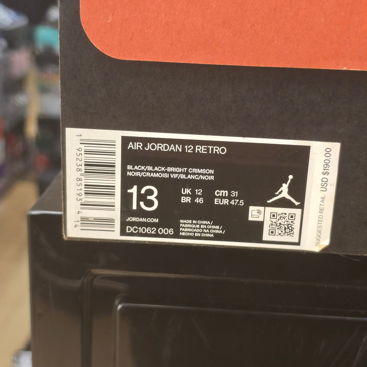 Jordan 12 Retro Utility SZ 13 USED