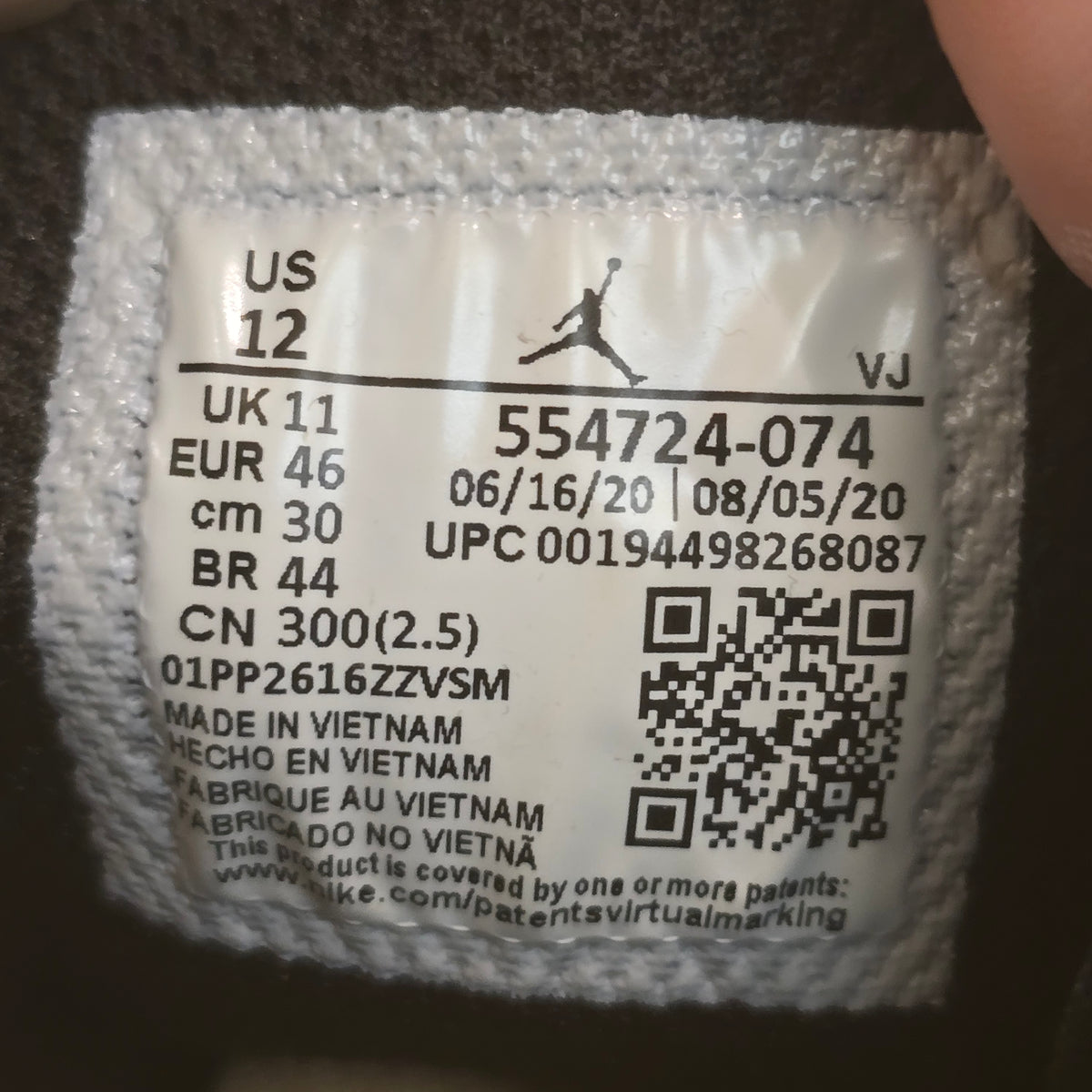 Jordan 1 Mid Banned (2020) SZ 12 USED REP BOX