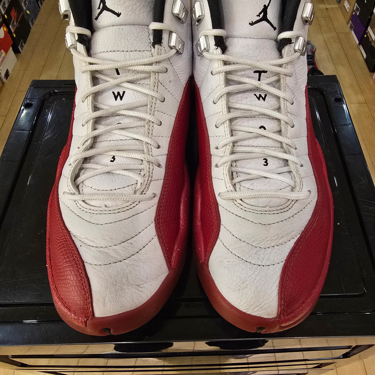 Jordan 12 Retro Cherry (2023) SZ 8.5 USED REP BOX