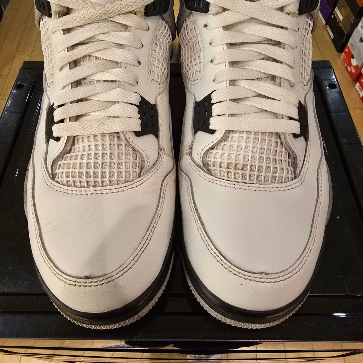 Jordan 4 Retro White Cement (2025) SZ 12 USED NO BOX