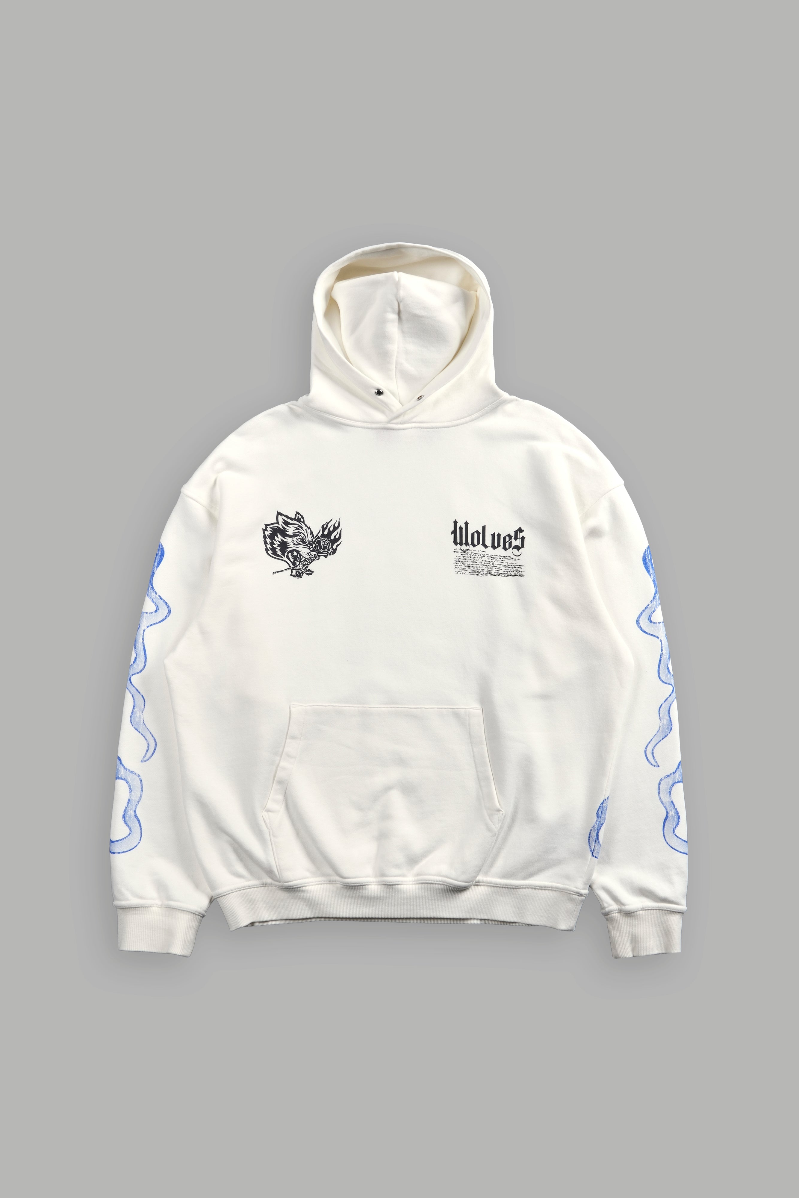 Darc Sport Infernal Bloom Pierce Hoodie Cream Sz M