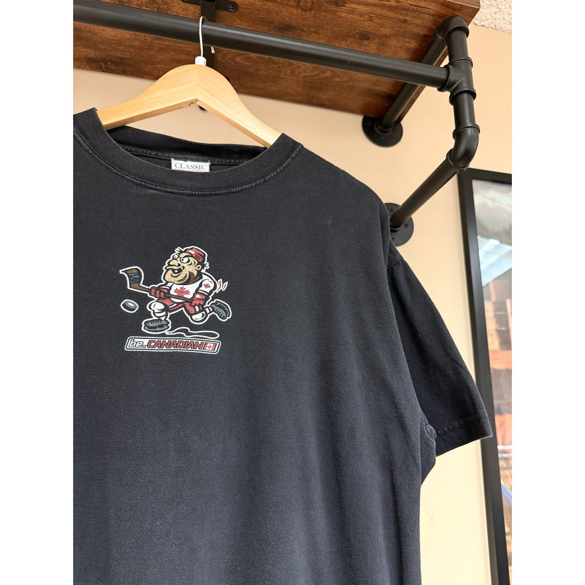 Y2K be.Canadian Hockey Tee