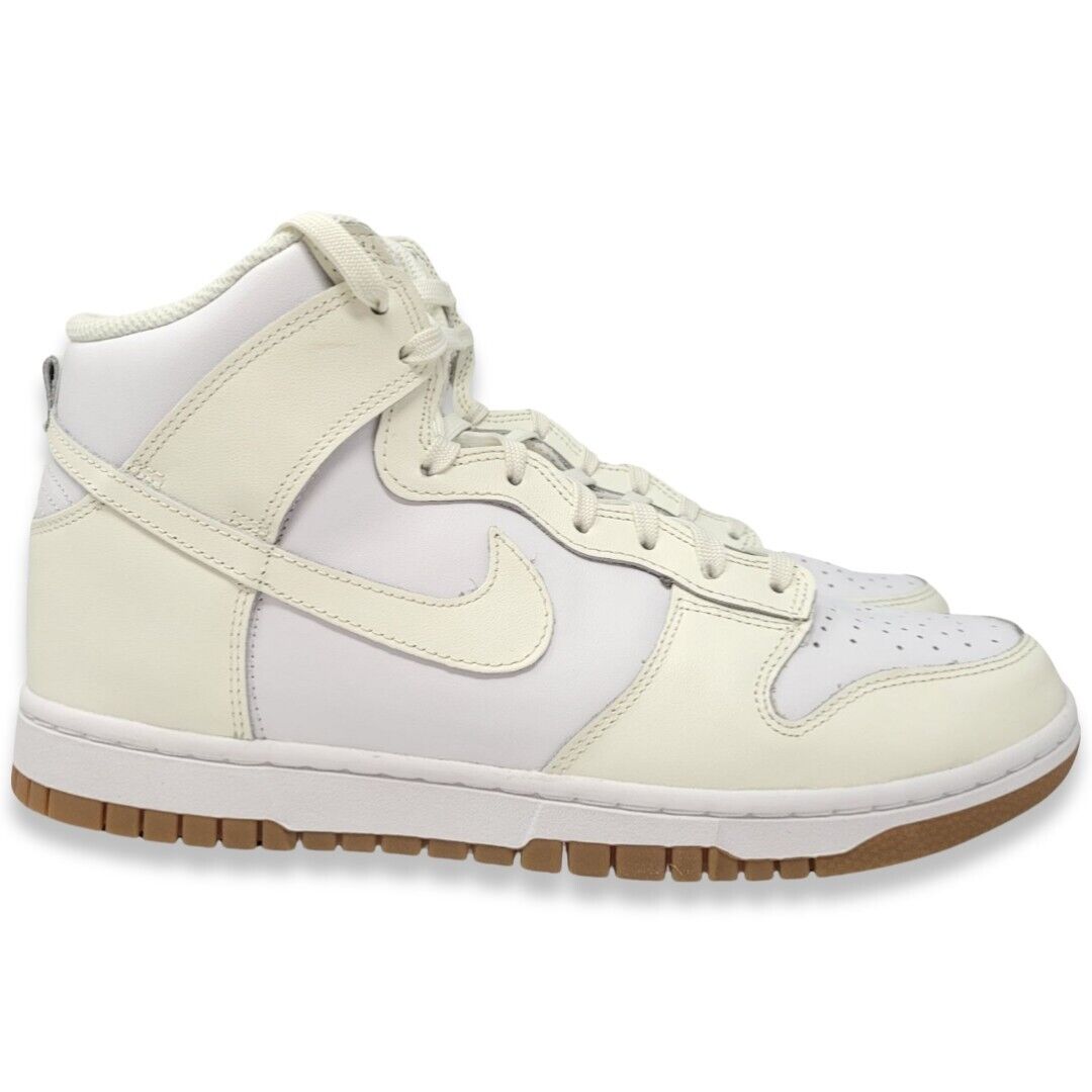 Size 12- Nike Dunk High Sail Gum DD1869-109 Women's